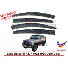 Toyota Landcruiser II RJ77 1992-1996 AG Door Visor Air Press Wind Deflector (Big 12cm Width)